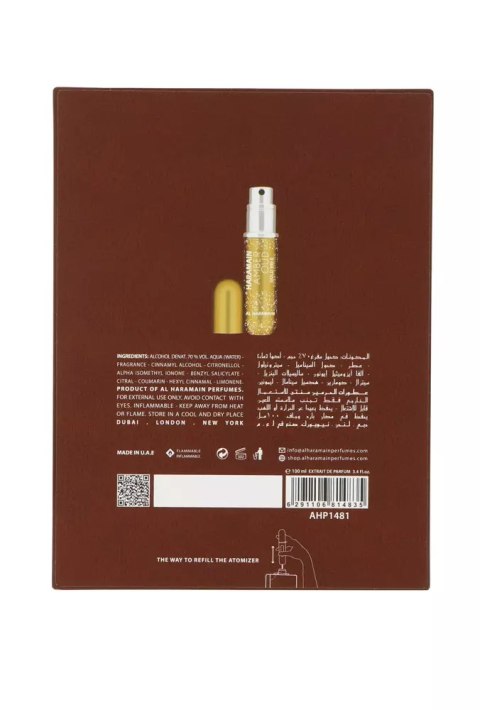Al Haramain Amber Oud Gold 999.9 Dubai Edition Extrait de Parfum 100ml