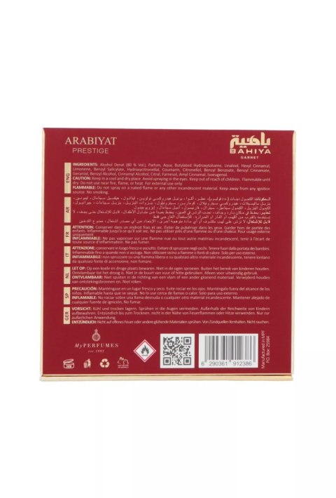 Arabiyat Prestige Bahiya Garnet Edp 100ml