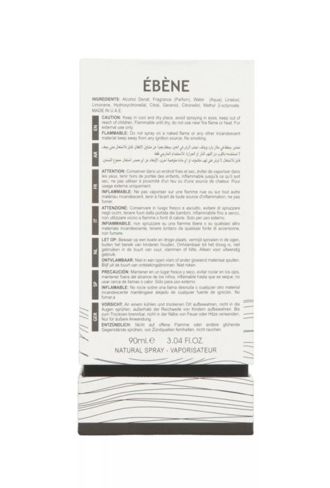 Maison Alhambra Ébene Edp 90ml