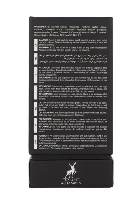 Maison Alhambra Fusion Intense Edp 80ml