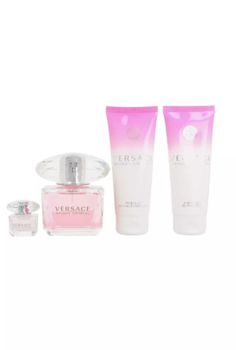 Zestaw Versace Bright Crystal Edt 90ml + Shower Gel 100ml + Body Lotion 100ml + Edt 5ml