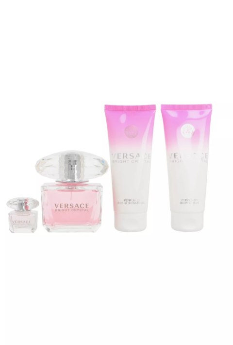 Zestaw Versace Bright Crystal Edt 90ml + Shower Gel 100ml + Body Lotion 100ml + Edt 5ml