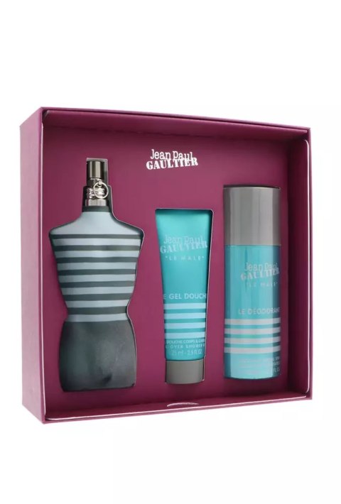 Zestaw Jean Paul Gaultier Le Male Edt 125ml + Shower Gel 75ml + Deodorant 150ml