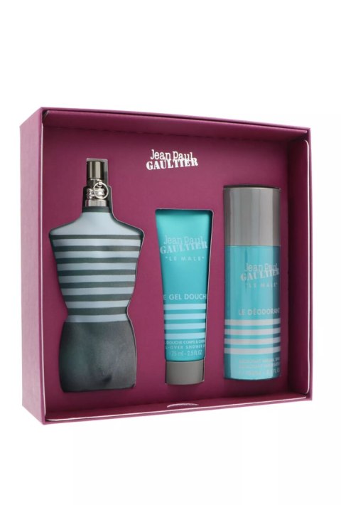 Zestaw Jean Paul Gaultier Le Male Edt 125ml + Shower Gel 75ml + Deodorant 150ml