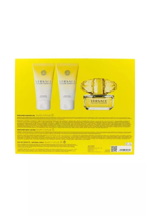 Zestaw Versace Yellow Diamond Edt 50ml + Shower Gel 50ml + Body Lotion 50ml
