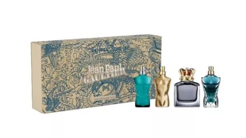Zestaw Jean Paul Gaultier Miniatures Collection Man: Le Male Edt 7ml + Scandal Edt 7ml + Le Male Elixir Edp 7ml + Beau Edt 7ml