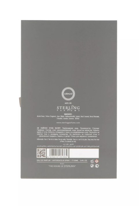 Armaf Lion`s Club Valer Edp 100ml