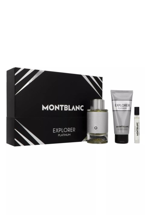 Zestaw Montblanc Explorer Platinum Edp 100ml + Edp 7,5ml + Shower Gel 100ml