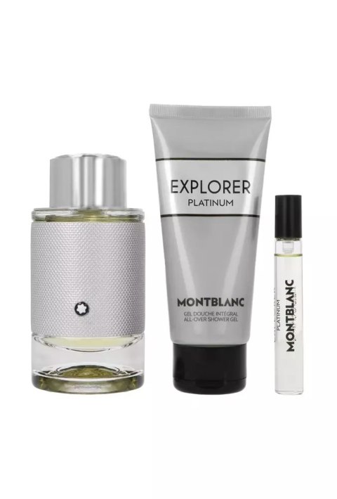 Zestaw Montblanc Explorer Platinum Edp 100ml + Edp 7,5ml + Shower Gel 100ml