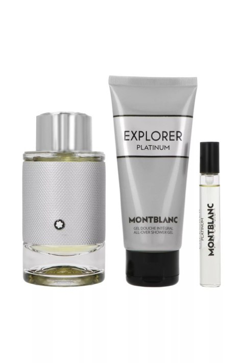 Zestaw Montblanc Explorer Platinum Edp 100ml + Edp 7,5ml + Shower Gel 100ml
