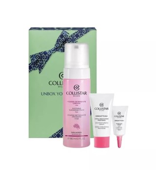 Zestaw Collistar Unbox Your Beauty Soothing Cleansing Face Mousse 180ml + Deeply Moisturizing Cream 25ml + Eye Hydro-Gel 5ml