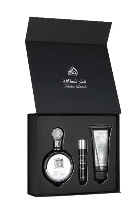 Zestaw Lattafa Fakhar Men Edp 100ml + Edp 12ml + Shower Gel 100ml