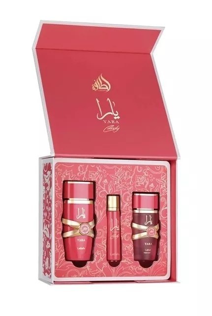 Zestaw Lattafa Yara Candy Edp 100ml + 12ml Edp + Hair Mist 50ml