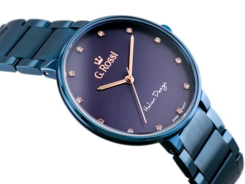 ZEGAREK G. ROSSI - 11155B2-6F3 (zg784g) blue + BOX