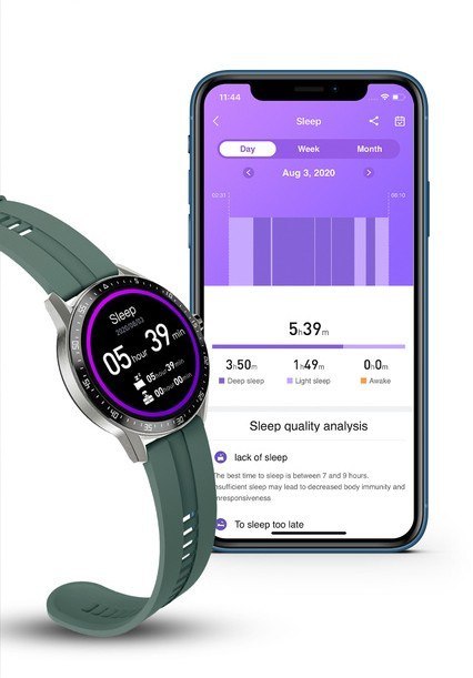 SMARTWATCH MĘSKI G. Rossi SW018-2 silver/gray (sg012b) WŁASNE TARCZE