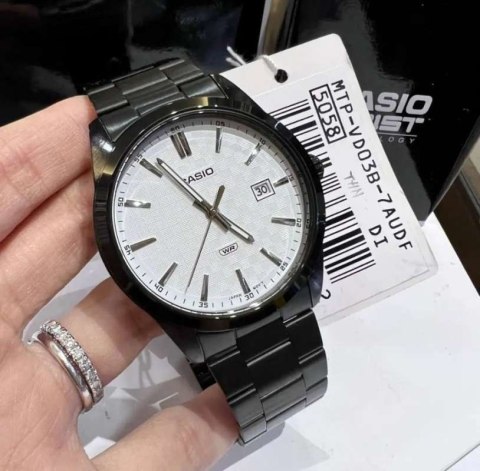 ZEGAREK MĘSKI CASIO MTP-VD03B-7A + BOX