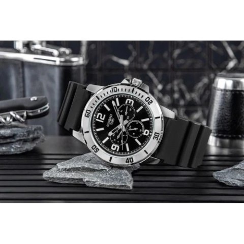 ZEGAREK MĘSKI CASIO MTP-VD300-1B + BOX