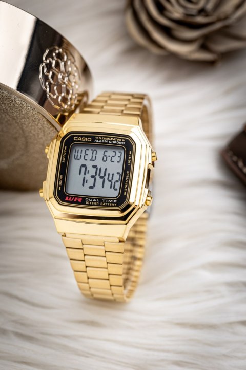 ZEGAREK MĘSKI CASIO A178WGA-1ADF (zd082b) + BOX