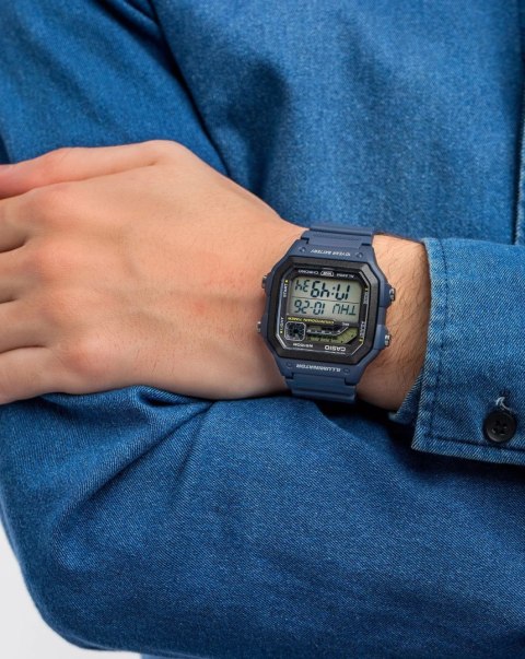 Zegarek Męski Casio WS-1600H-2AV + BOX