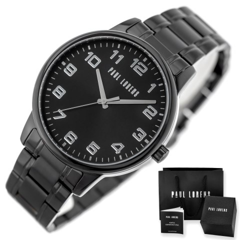 ZEGAREK MĘSKI PAUL LORENS - PL20018B-1A5 (zg388e) + BOX