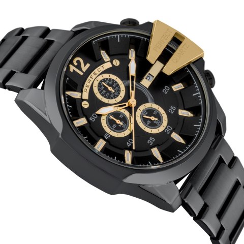 ZEGAREK MĘSKI PERFECT M513CH-07 - CHRONOGRAF (zp387a) + BOX