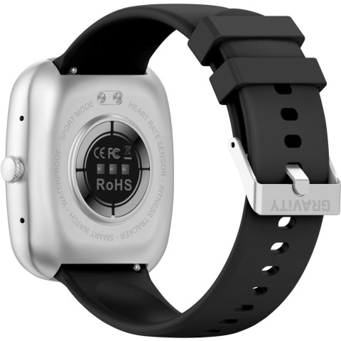 SMARTWATCH UNISEX GRAVITY GT18-4 - ROZMOWY BLUETOOTH, DODATKOWY PASEK (sg036d)