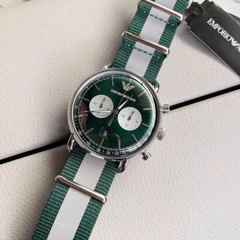 ZEGAREK MĘSKI EMPORIO ARMANI AR11221 - AVIATOR (zi019e)
