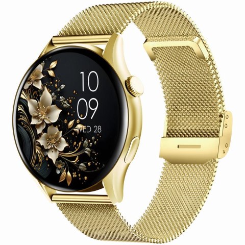 SMARTWATCH DAMSKI GRAVITY GT11-2 - AMOLED, DODATKOWY PASEK (sg044b)