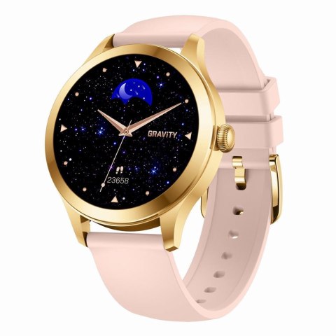 SMARTWATCH DAMSKI GRAVITY GT25-1 PRO - AMOLED, DODATKOWY PASEK (sg039a)