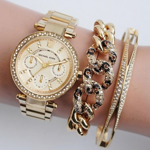 ZEGAREK DAMSKI MICHAEL KORS MK6056 MINI PARKER (zm540d) + BOX