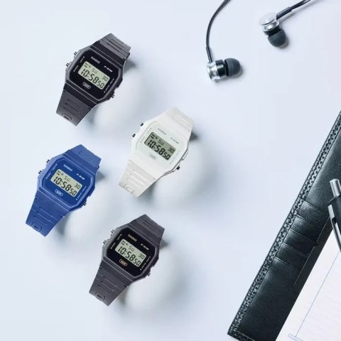 ZEGAREK MĘSKI CASIO F-91WB-8A + BOX