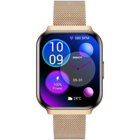 SMARTWATCH DAMSKI GRAVITY GT44-2 - DODATKOWY PASEK (sg051a)