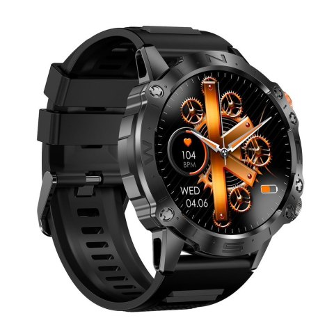 SMARTWATCH MĘSKI GRAVITY GT20-7 - AMOLED, DODATKOWY PASEK (sg024g)