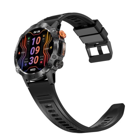 SMARTWATCH MĘSKI GRAVITY GT20-7 - AMOLED, DODATKOWY PASEK (sg024g)