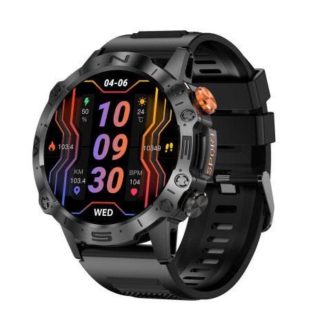 SMARTWATCH MĘSKI GRAVITY GT20-7 - AMOLED, DODATKOWY PASEK (sg024g)