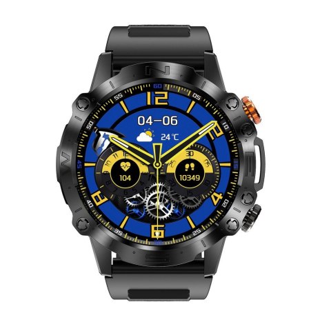 SMARTWATCH MĘSKI GRAVITY GT20-8 - AMOLED, DODATKOWY PASEK (sg024g)