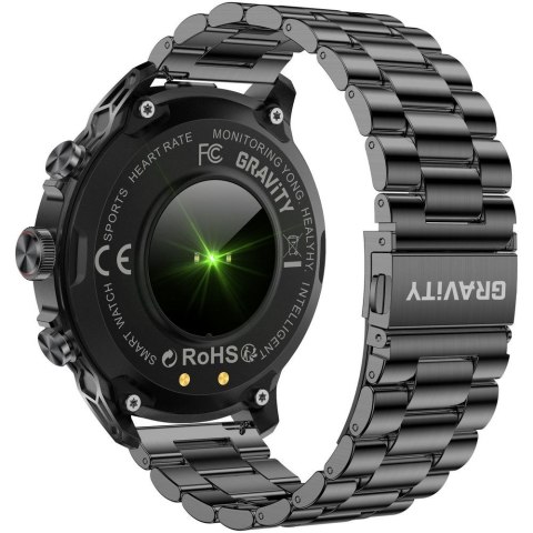 SMARTWATCH MĘSKI GRAVITY GT41-1 - BLUETOOTH CALL, DODATKOWA BRANSOLETA (sg053a)