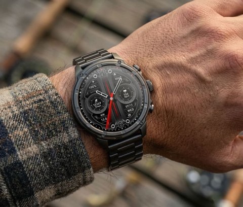 SMARTWATCH MĘSKI GRAVITY GT41-1 - BLUETOOTH CALL, DODATKOWA BRANSOLETA (sg053a)
