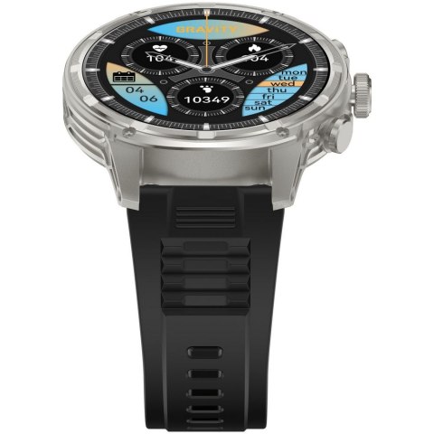 SMARTWATCH MĘSKI GRAVITY GT41-3 - BLUETOOTH CALL, DODATKOWA BRANSOLETA (sg053c)