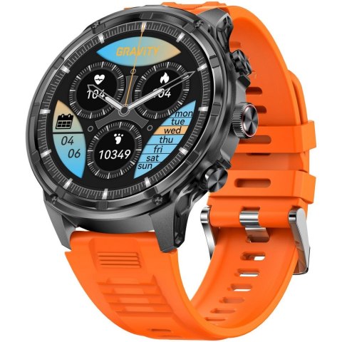 SMARTWATCH MĘSKI GRAVITY GT41-4 - BLUETOOTH CALL, DODATKOWA BRANSOLETA (sg053d)