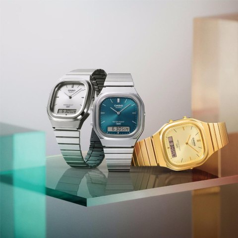 ZEGAREK UNISEX CASIO AQ-240EG-9A Vintage Classic + BOX
