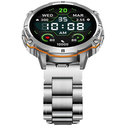 SMARTWATCH MĘSKI GRAVITY GT42-3 - AMOLED, DODATKOWA BRANSOLETA (sg056c)