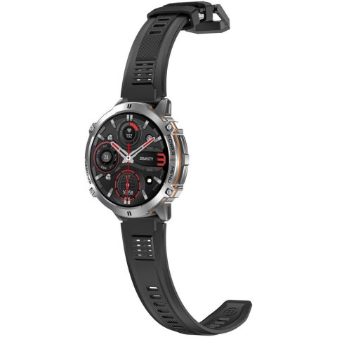 SMARTWATCH MĘSKI GRAVITY GT42-3 - AMOLED, DODATKOWA BRANSOLETA (sg056c)
