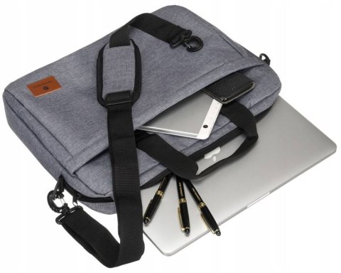 Torba na laptopa z wytrzymałego poliestru - Peterson