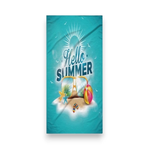 Ręcznik plażowy prostokątny HELLO SUMMER 150x70 REC54WZ5