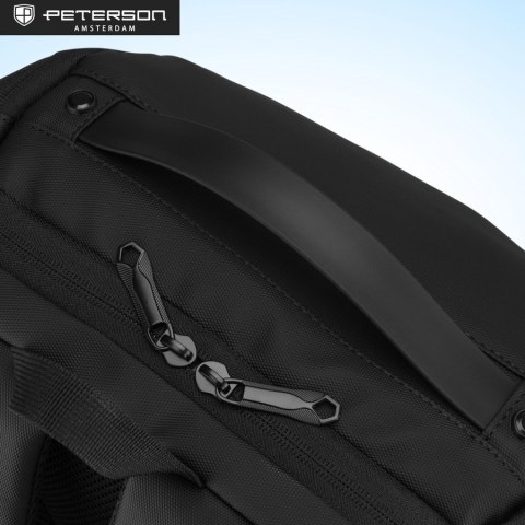 Pojemny plecak na laptopa z portem USB - Peterson