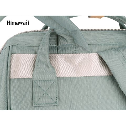 Plecak wielofunkcyjny z portem USB w odcieniu oliwkowym - Himawari
