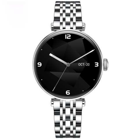 Smartwatch Gravity Srebrno Czarny 2 Paski GT26-9