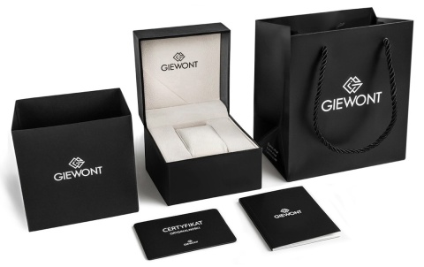 Zegarek Męski Giewont Chronograph Sapphire Brązowo Niebieski GW6310-A5