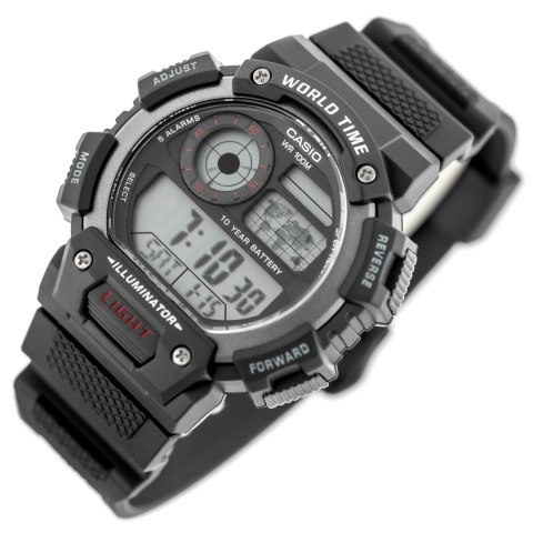 ZEGAREK MĘSKI CASIO AE-1400WH-1AVDF (zd111a) + BOX